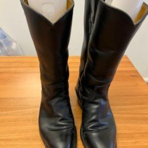 RM Williams Black Leather Boots